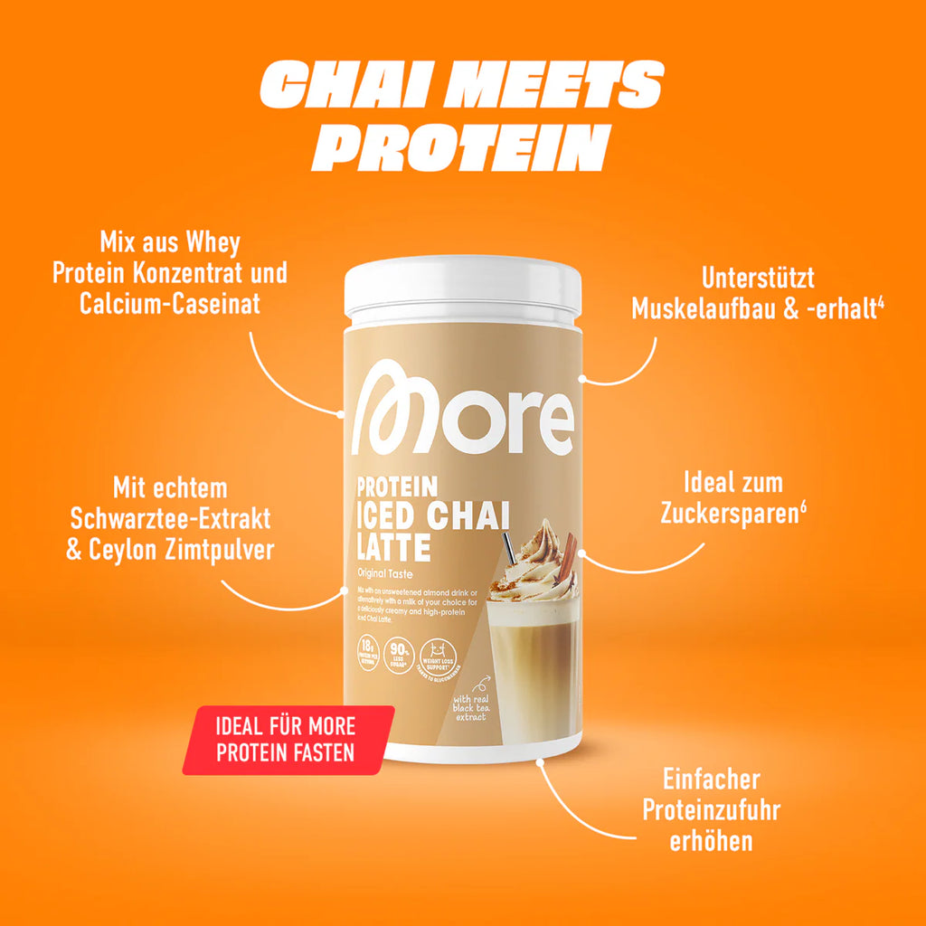 More Protein Iced Chai Latte
